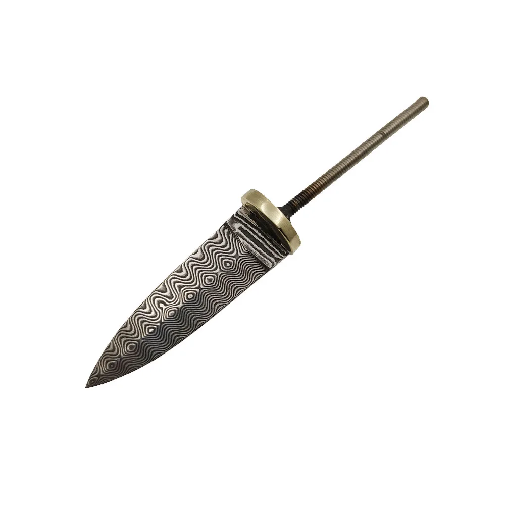 Vintage Collectible Knives - มีดชาเหล็กดามัสกัสแบบวินเทจ งานตีขึ้นรูปด้วยมือ ทนทาน ใช้เป็นเครื่องประดับสะสม สำหรับศิลปะการชงชาและงานฝีมือ DIY