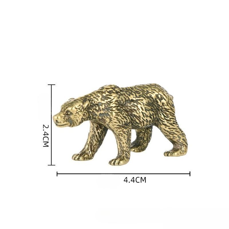 งานประติมากรรมรูปหมีทองเหลืองโ - Vintage Collectible Bears บทวิจารณ์และราคา