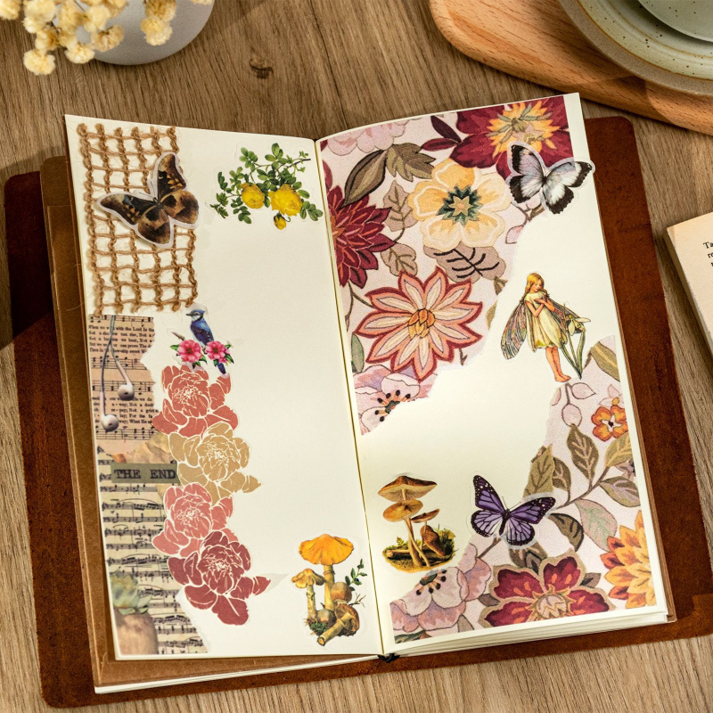 กระดาษงานฝีมือลายดอกไม้ย้อนยุค - Vintage Collectible Magazines บทวิจารณ์และราคา