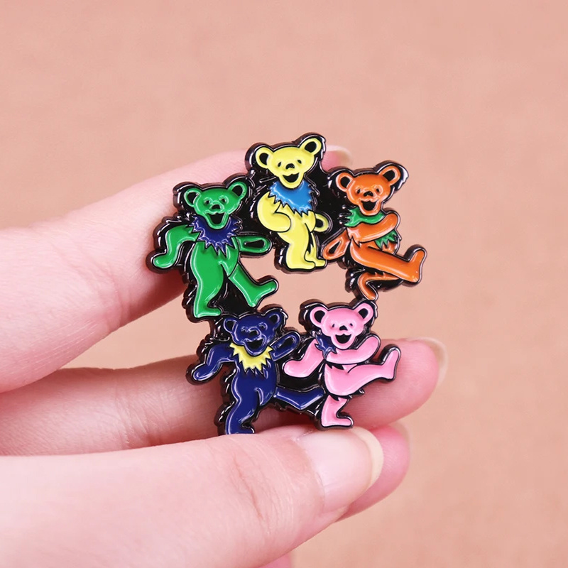 หมีเต้นรําEnamel Pin Rock Band - Vintage Collectible Bears บทวิจารณ์และราคา
