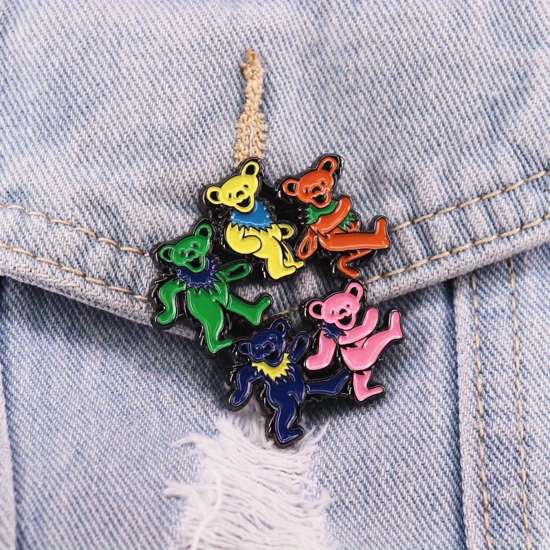 หมีเต้นรําEnamel Pin Rock Band - Vintage Collectible Bears บทวิจารณ์และราคา