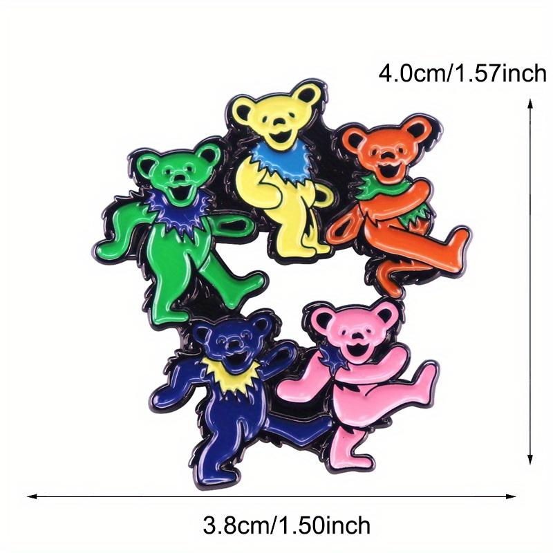 หมีเต้นรําEnamel Pin Rock Band - Vintage Collectible Bears บทวิจารณ์และราคา