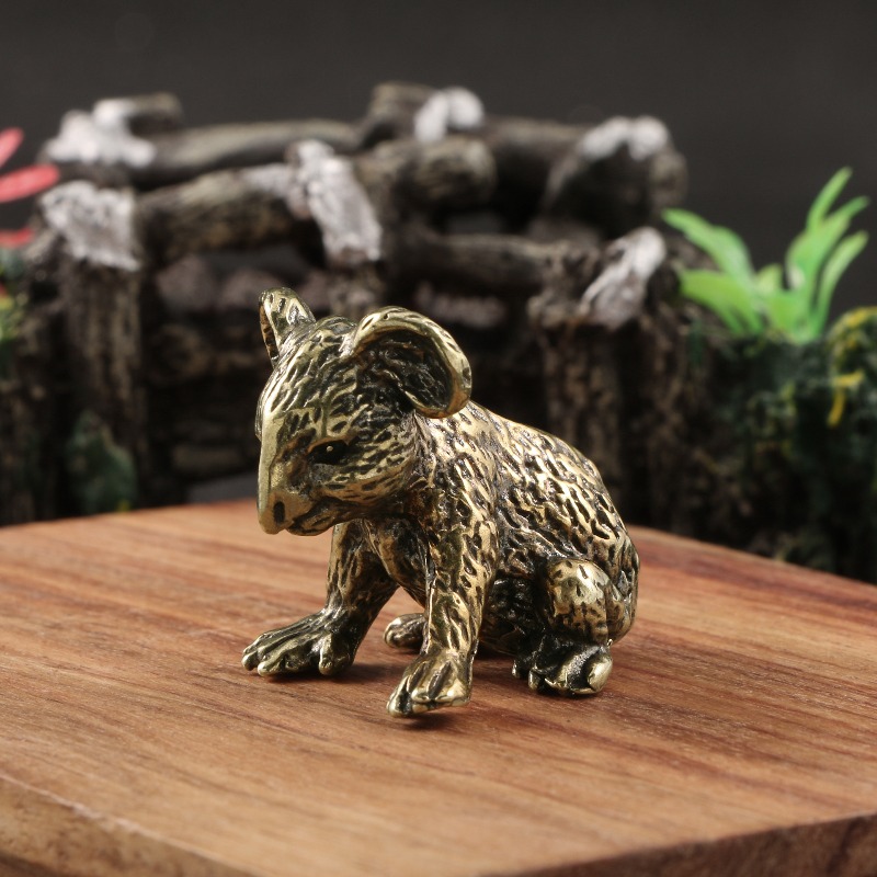 ตุ๊กตาโคอาล่าทองเหลืองแกะสลักด - Vintage Collectible Bears บทวิจารณ์และราคา