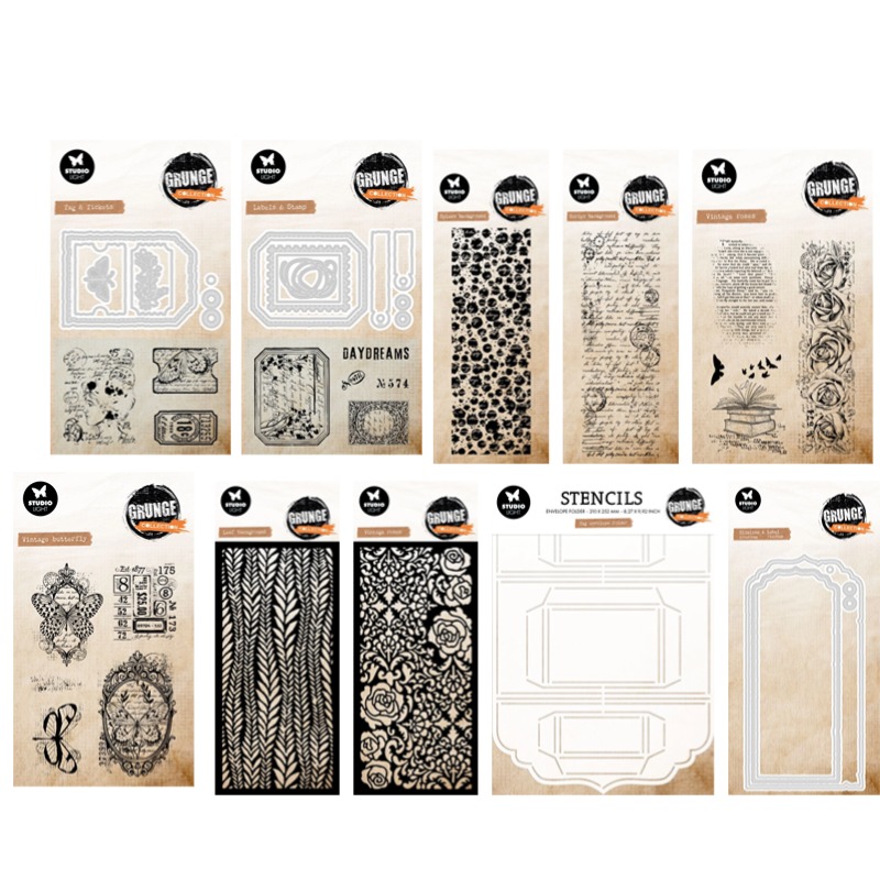 ชุดแม่พิมพ์ตัดโลหะลายกราฟฟิตี้ - Vintage Collectible Stamps บทวิจารณ์และราคา