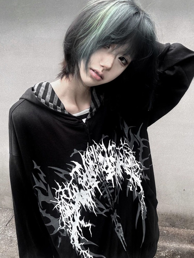 วัฒนธรรมย่อย Y2k ญี่ปุ่น Hoode - Vintage Zip Hoodie บทวิจารณ์และราคา