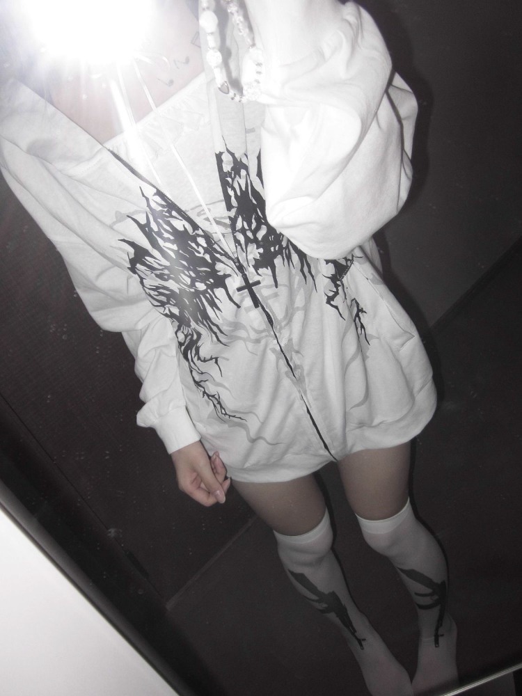 วัฒนธรรมย่อย Y2k ญี่ปุ่น Hoode - Vintage Zip Hoodie บทวิจารณ์และราคา
