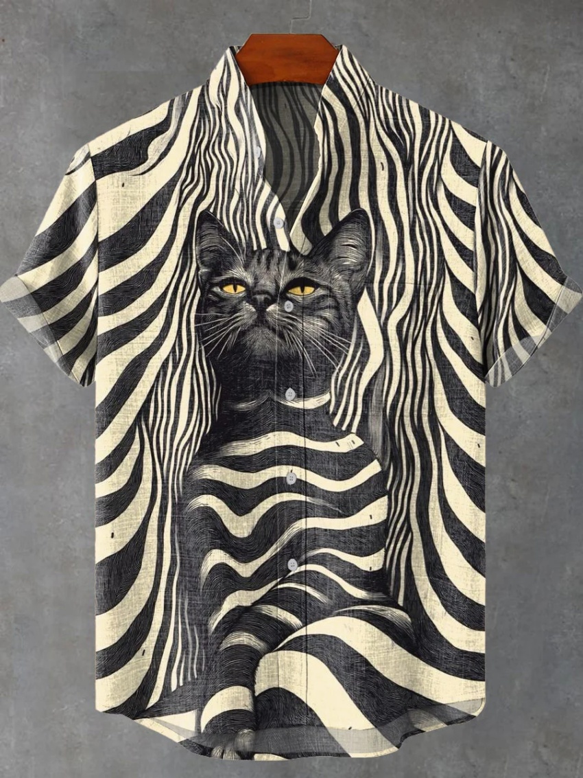 ใหม่ผู้ชายแขนสั้นผ้าลินินเสื้อ - Vintage Collectible Shop บทวิจารณ์และราคา
