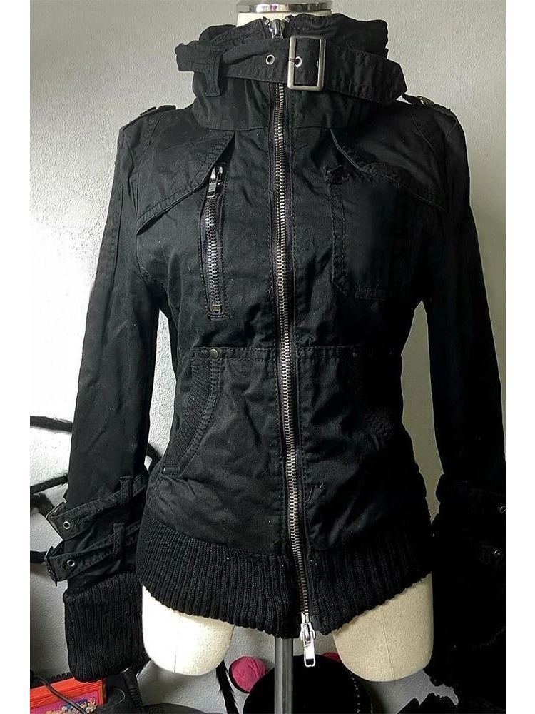เสื้อฮู้ดคอตั้งติดกระดุมสไตล์ว - Vintage Zip Hoodie บทวิจารณ์และราคา