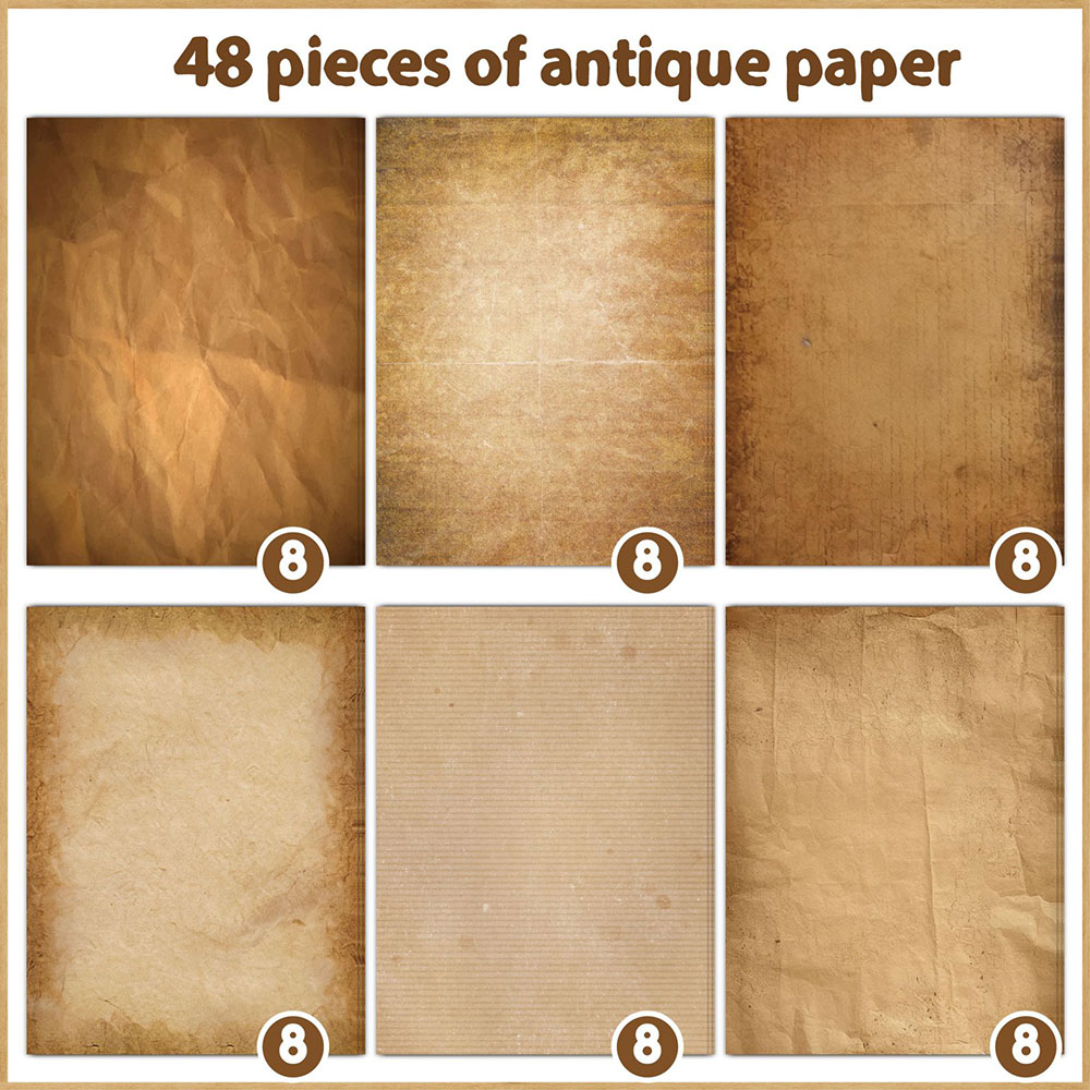 กระดาษวินเทจสำหรับทำสมุดภาพ 48 - Vintage Collectible Magazines บทวิจารณ์และราคา