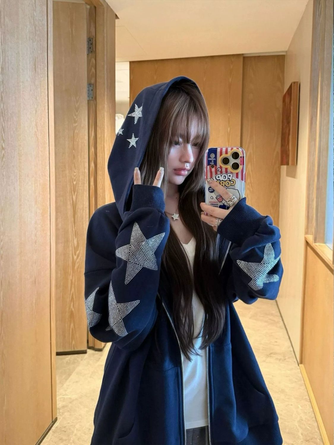 เสื้อฮู้ดซิปอัพสไตล์วินเทจเกาห - Vintage Zip Hoodie บทวิจารณ์และราคา