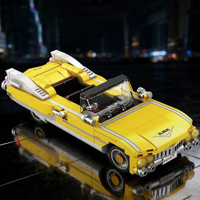 ชุดตัวต่อรถเปิดประทุนสีเหลืองส - Vintage Collectible Cars บทวิจารณ์และราคา